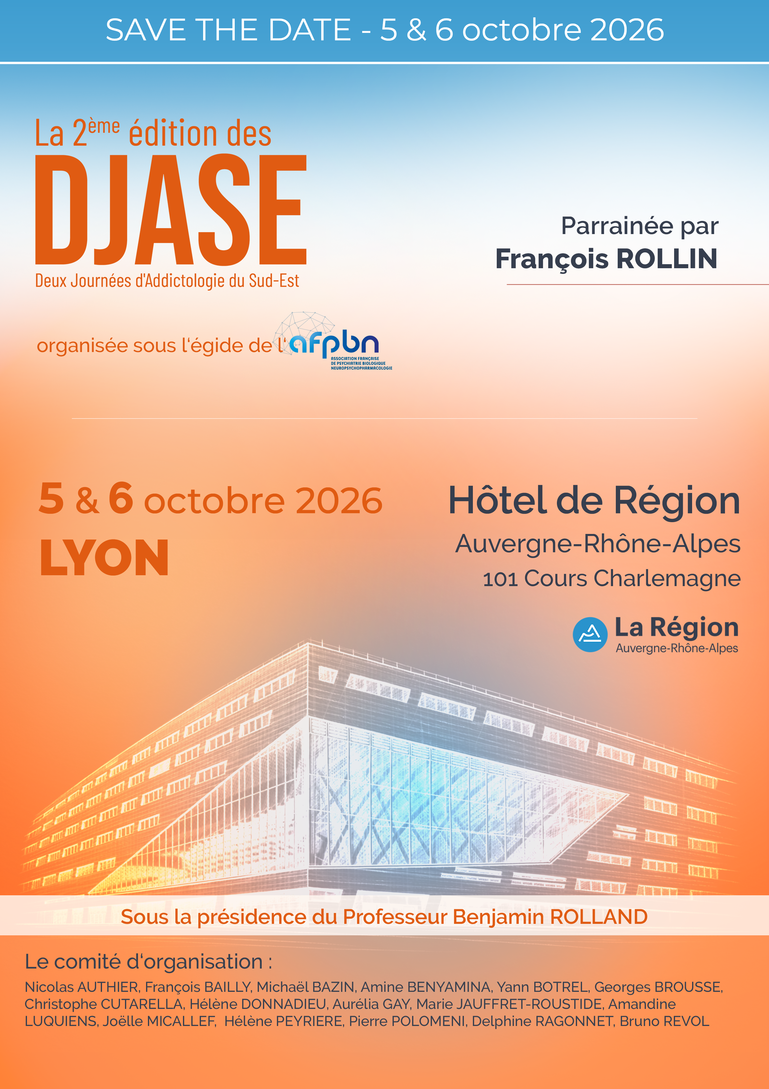 Save the Date – DJASE 5 & 6 octobre 2026